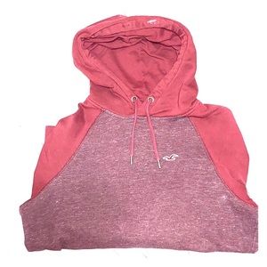 Men’s Hollister Burgundy Hoodie | MEDIUM